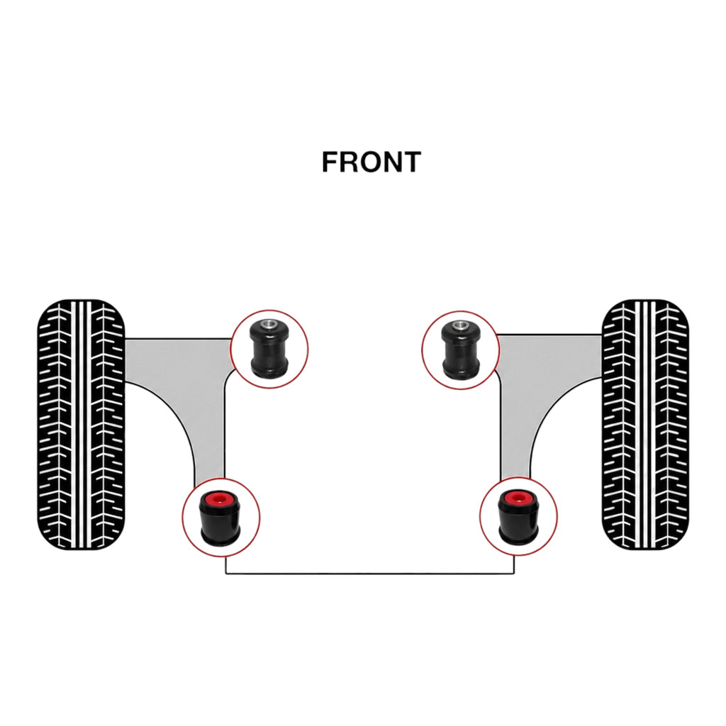 P1 Volvo S40 C30 V50 C70 Front Control Arm Bushing Kit