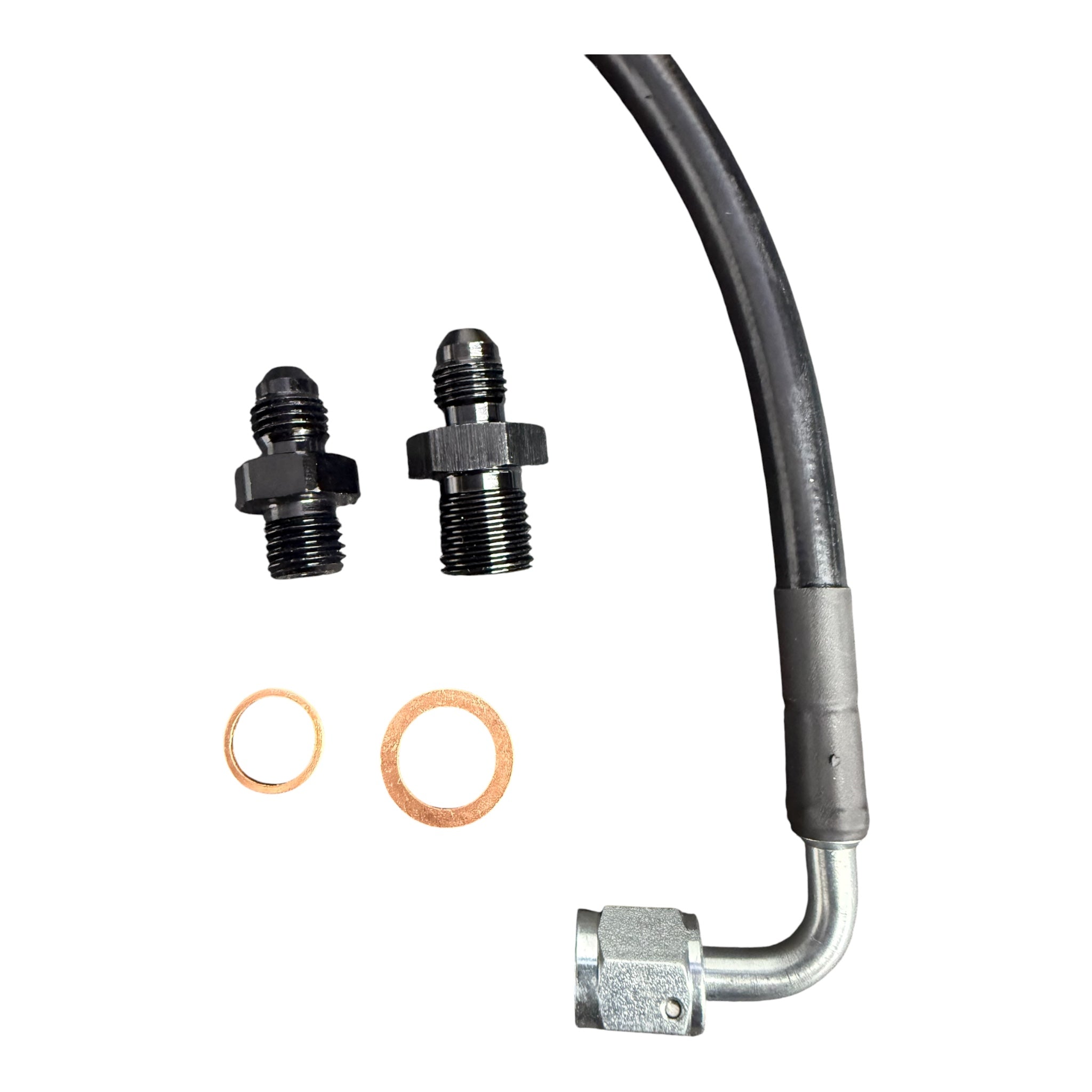 Pro Xe P1 Volvo Stainless Steel Turbo Oil Feed Line Kit