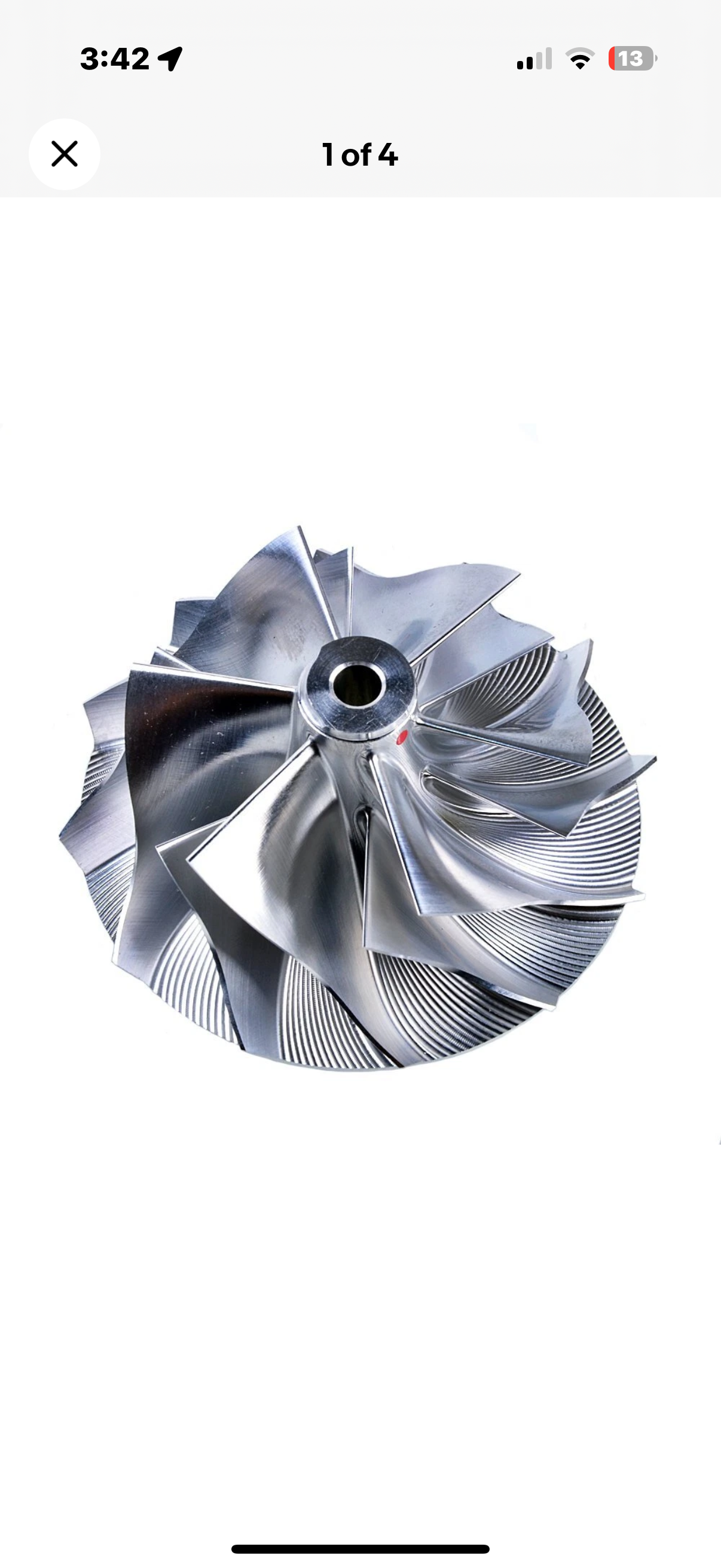 Pro Xe P1 Volvo S40 C30 V50 C70 Stage 1 Billet Compressor Wheel