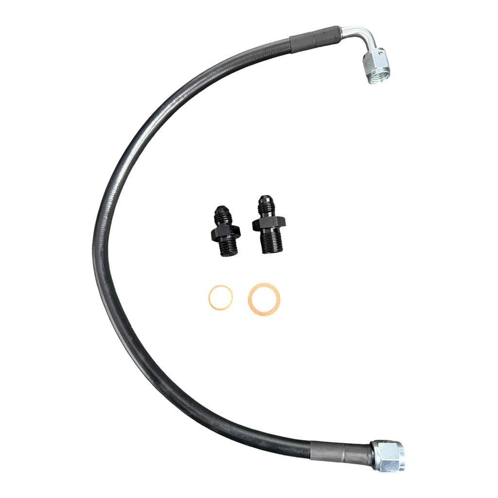 Pro Xe P1 Volvo Stainless Steel Turbo Oil Feed Line Kit
